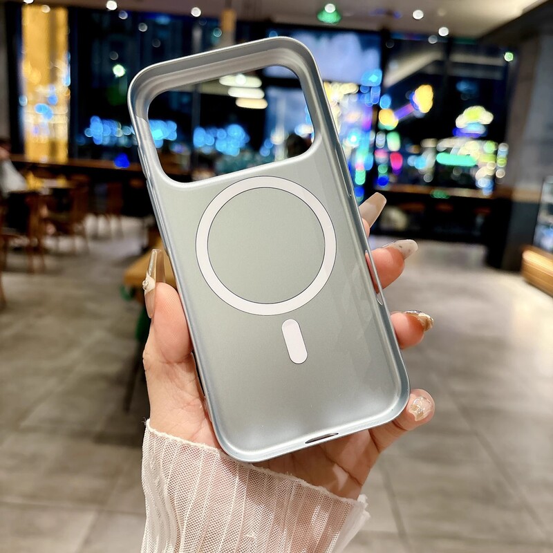 适用iPhone17promax磨砂金属漆磁吸手机壳苹果16超薄PC全包保护套|undefined