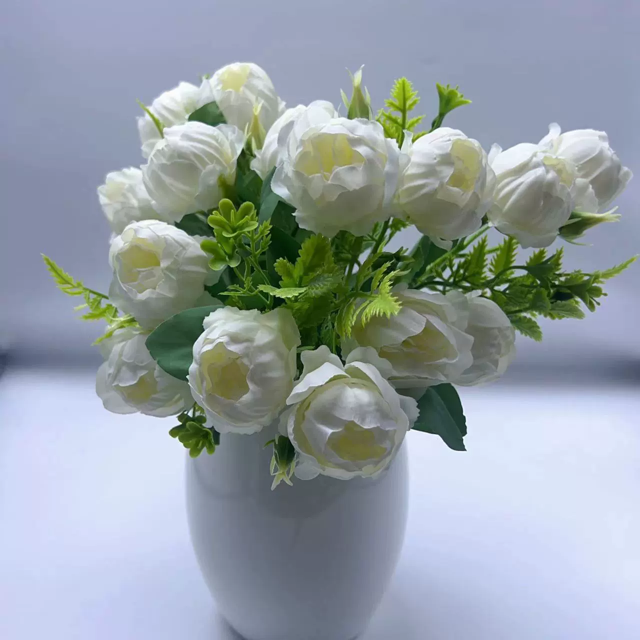 Имитация 10-головой масляной живописи пион искусственные цветы трансграничный экспорт шелковые цветы свадебные украшения для дома производители цветов оптом