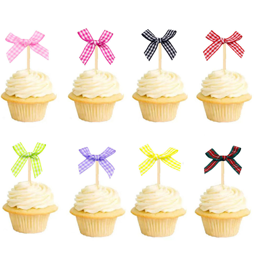 Plaid arco insert pastel insert insert postre horneado etiqueta decorativa tela fiesta postre insert Navidad