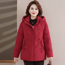 品牌中年妈妈羽绒服女短款2025年冬季新款加厚气质洋气中老年外套