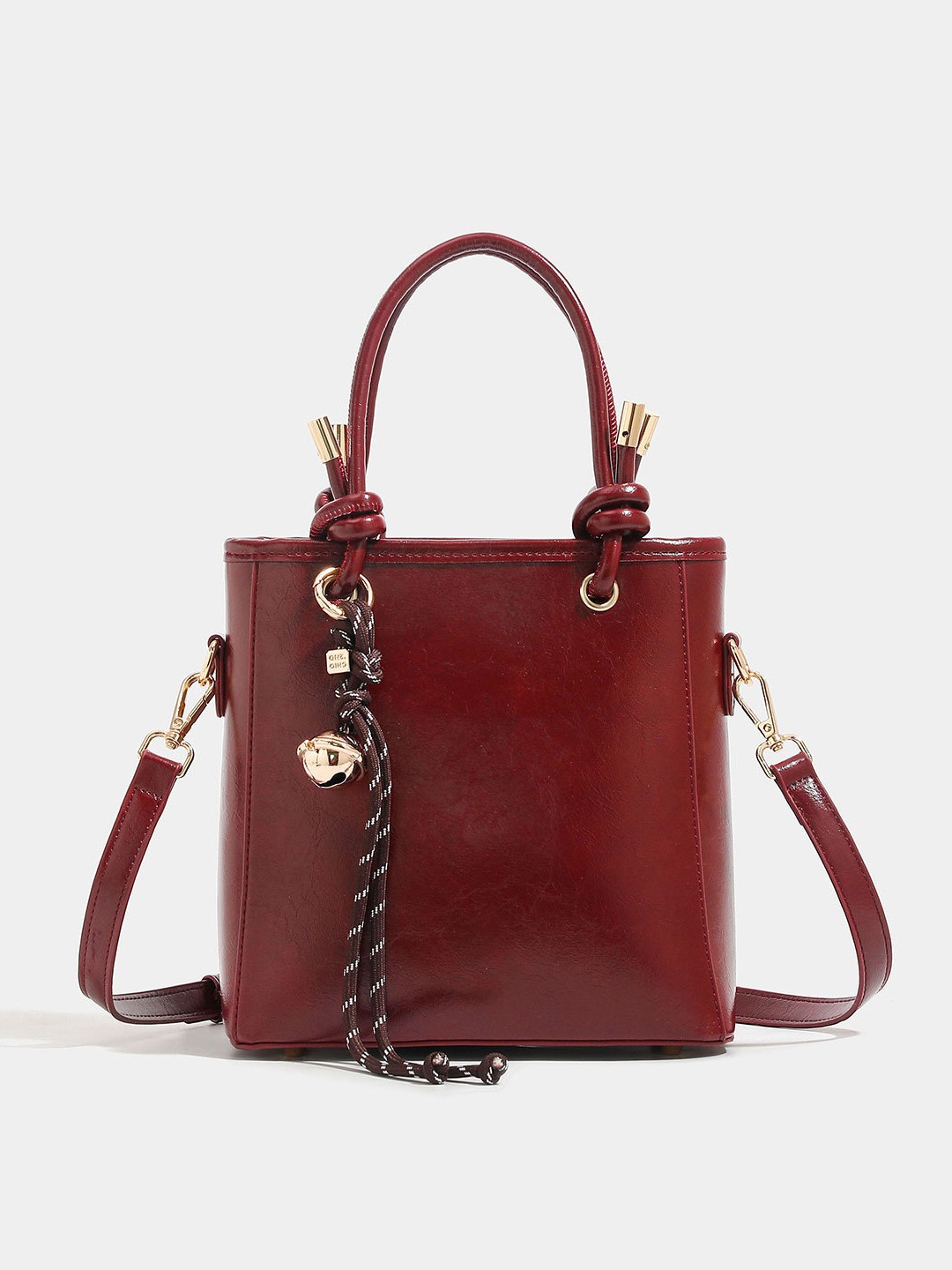 Bolsa de mochila retro alta sensación de otoño y invierno para mujeres nueva moda nicho bolso de mano bolso de hombro bolso de cubo