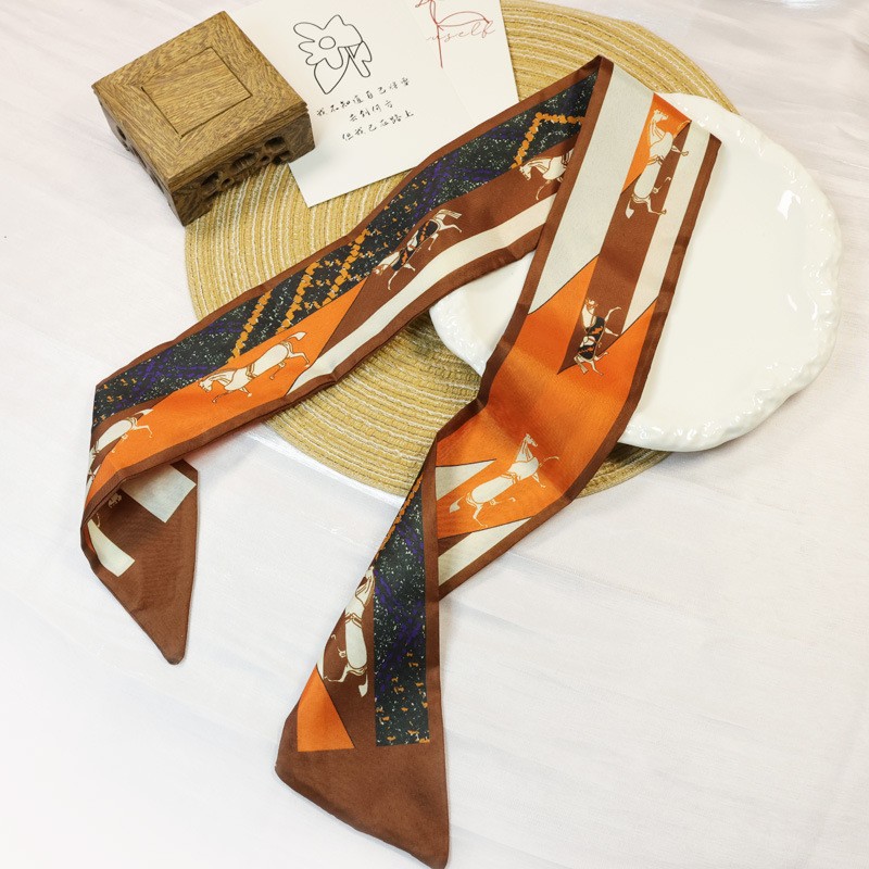 주황색 바닥 말 약 6*90cm