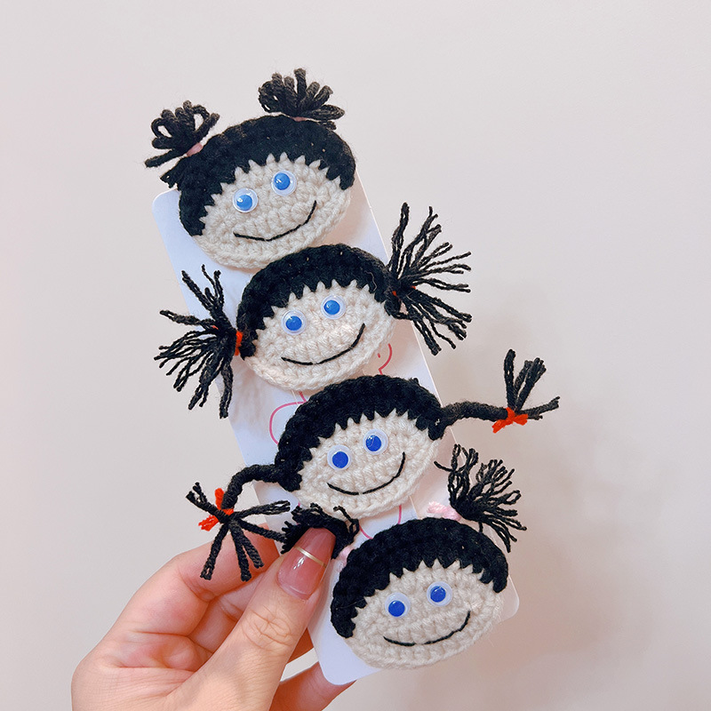 Simple Style Doll Mixed Materials Handmade Hair Clip 1 Piece display picture 42