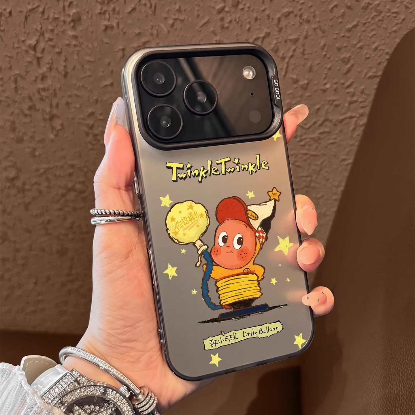 Light Bulb Star Man Suitable for Iphone17Pro Mobile Phone Case Cartoon Cute Apple 17Promax New Model 16/15