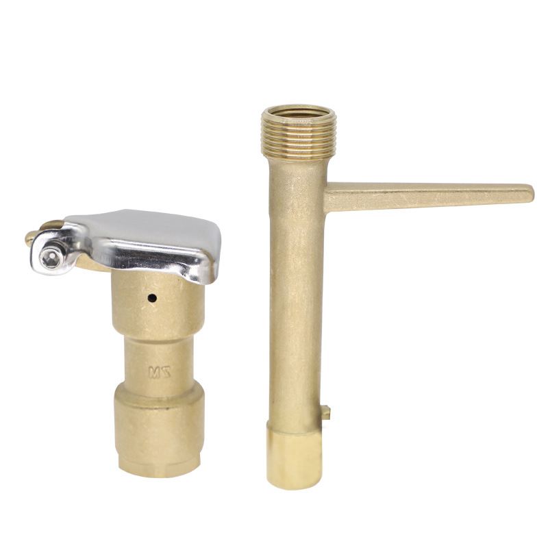 Válvula de toma rápida de agua de latón precio unitario de riego agrícola sin impuestos