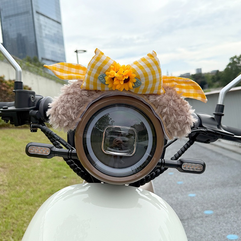 No. 9 Electric Vehicle Decorative Accessories Cute Transformation No. 9 Yadi Emma Luna Battery Car Light Accessories
