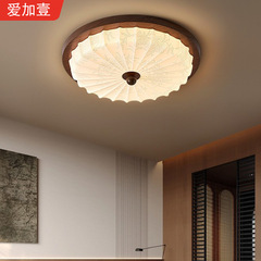 新型の中古風の寝室の明かりは明かりの復古の模様の宋代の美学の南洋の風の目の本の部屋の明かりを吸い込みます。
