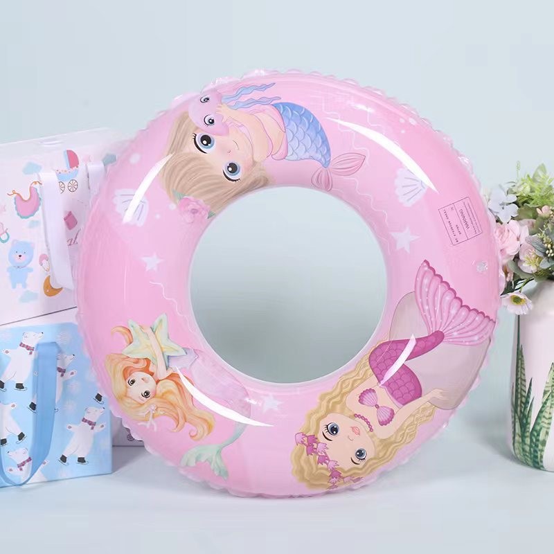 Anillo de Natación Infantil de PVC Ecológico, Inflable y Anti-vuelco, para Piscina
