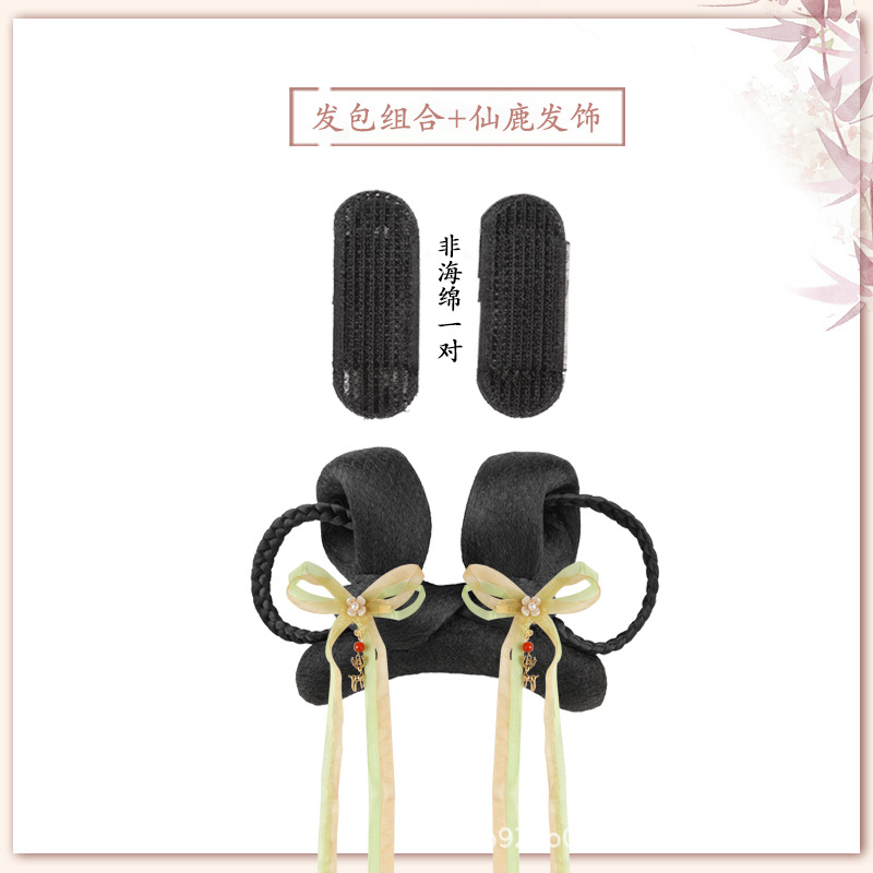 헤어 팩 요정 사슴 헤어 액세서리 쌍