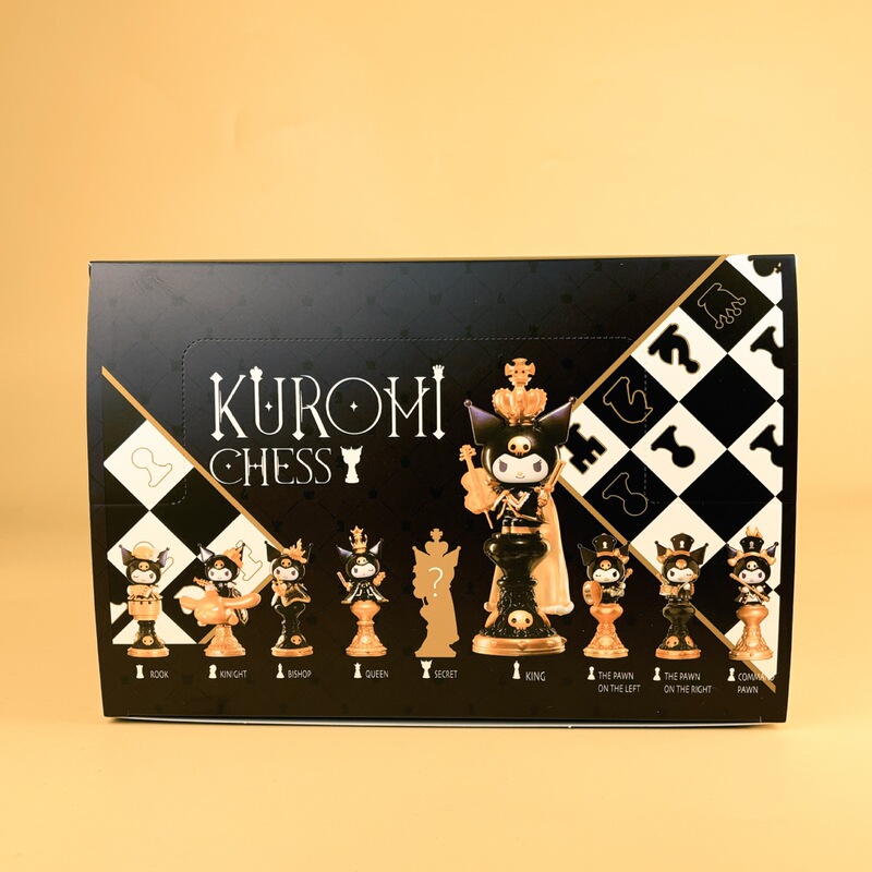 新品 三丽鸥盲盒 库洛米国际象棋系列手办周边潮玩生日礼物摆件|undefined