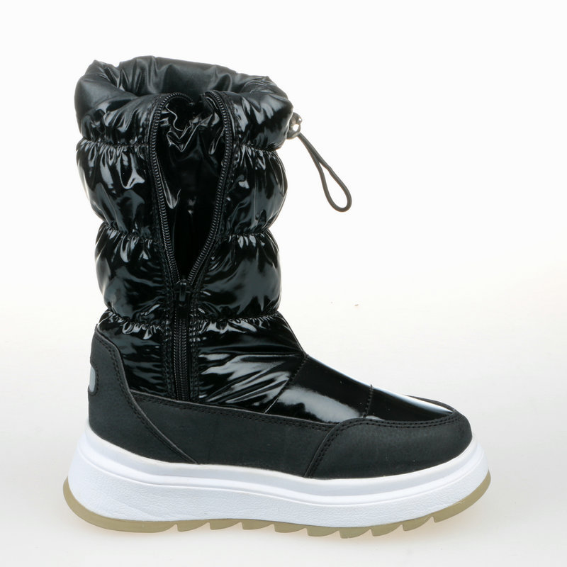 Procesamiento de pedidos de cola de comercio exterior Botas de nieve de invierno Suela plana antideslizante más terciopelo para mantener el calor en días de lluvia fría