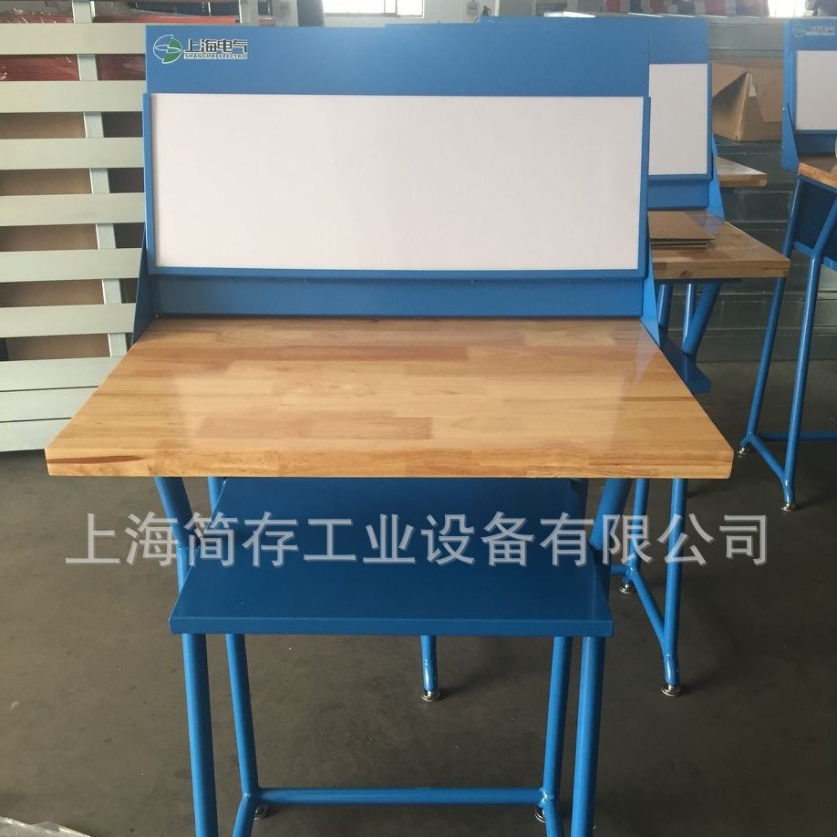 榉木指接操作台 实木看板工作桌 电器厂维修桌 焊接式车间钳工台