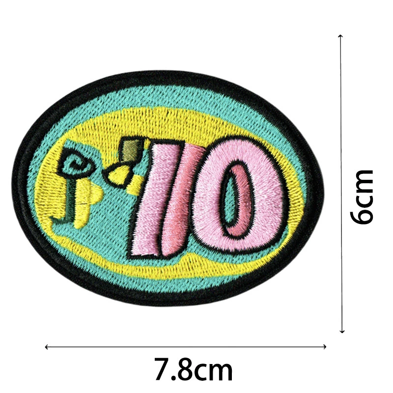 New European and American punk style skull cat mountain cloth patch shoe and hat decoration badge clothing accessories embroidered patch