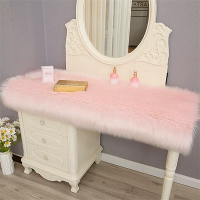 Sofa Cushion Girl's Cabinet Blanket Car Carpet - lotus-root-pink-4040cm-square