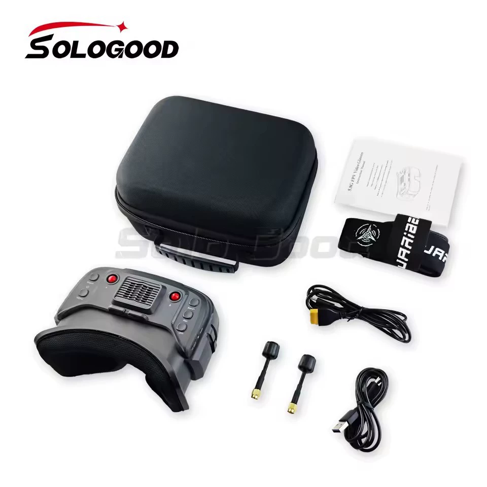 Видеоочки VR200 DVR FPV 5.8G, имитация перекрёстного движения, приём, близорукость 0-700 градусов, регулируемая, 40 каналов