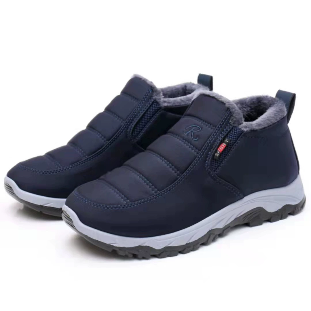 Winter warm footwear, boots for men and women, shoes for beloved, for middle age