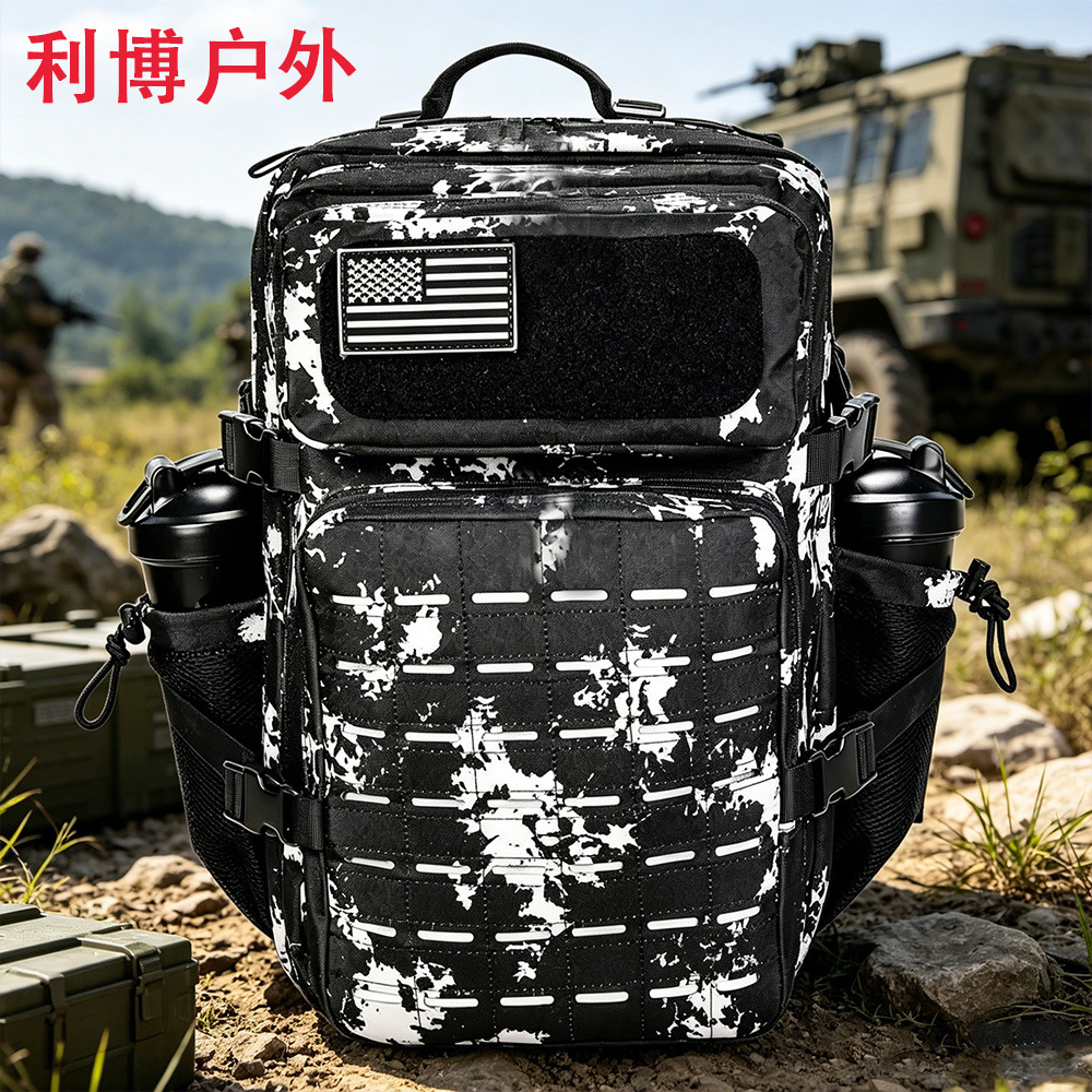 Cross-border Amazon 45L Tactical Backpack Large Capacity Multifunctional Sports Backpack Molle System Wear-resistant Gym Bag
