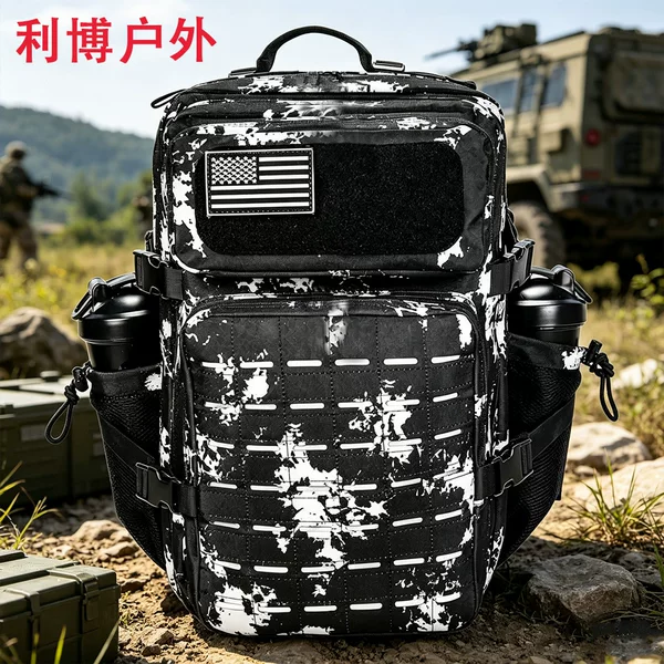 Cross-border Amazon 45L Tactical Backpack Large Capacity Multifunctional Sports Backpack Molle System Wear-resistant Gym Bag