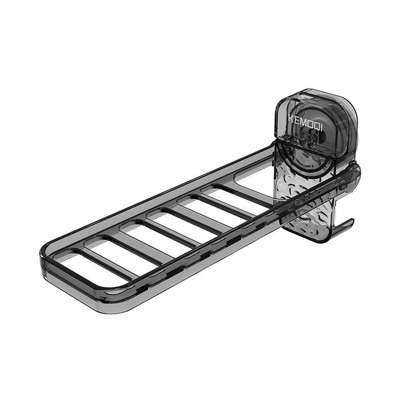 투명한 회색 [흡입 컵 골판지 여행 행거]]