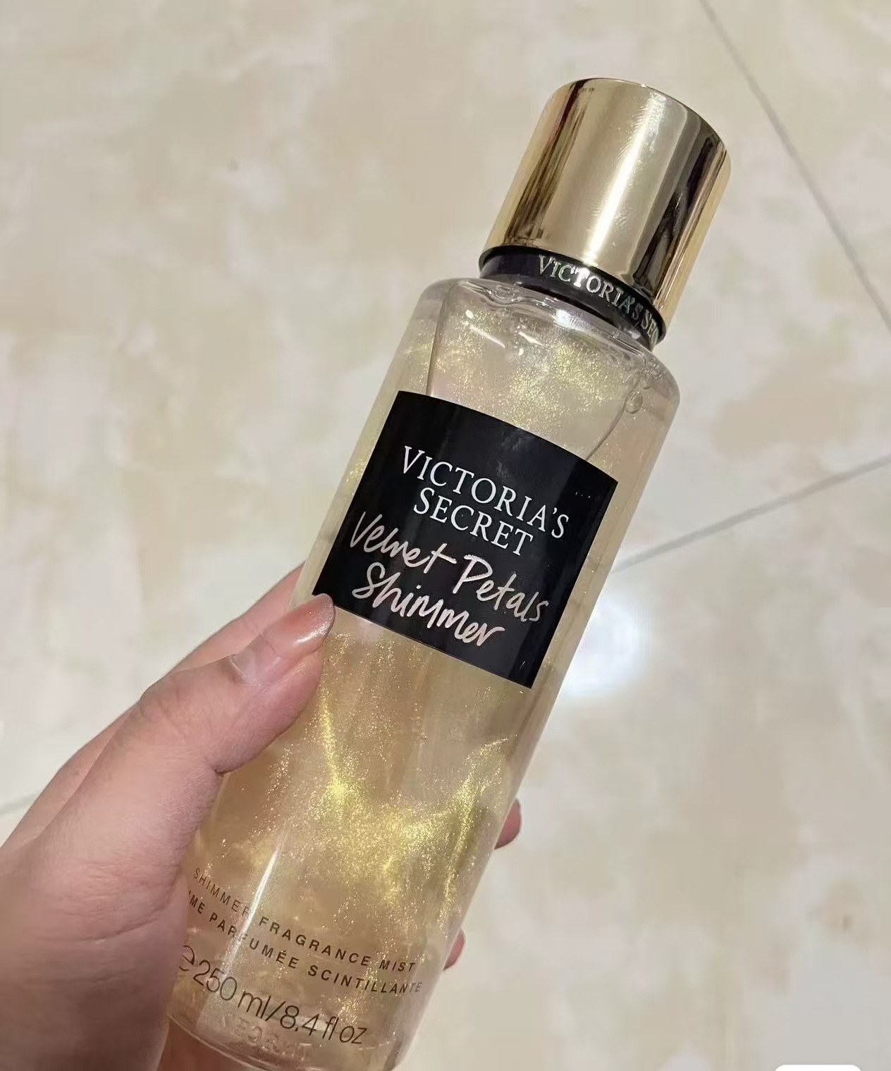 Mayorista comercio exterior transfronterizo Victoria 's Secret polvo brillante fluye fragrancia corporal spray perfume duradero