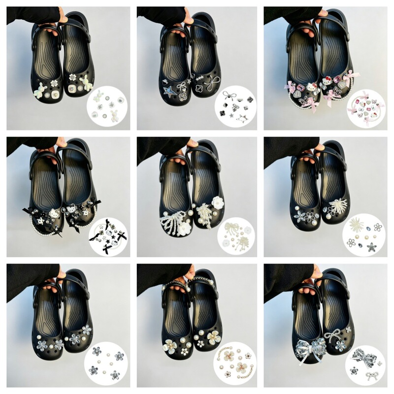 New Chanel-Style High-End Diamond-Embellished Accessories for Spring and Summer, Women's Metal Shoe Buckles, New Shoe Charms, Three-Dimensional Decorations New Chanel-Style High-End Diamond-Embellished Accessories for Spring and Summer, Women's Metal Shoe Buckles, New Shoe Charms, Three-Dimensional Decorations