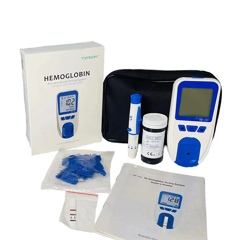 Transfronterizo agente de hemoglobina analizador doméstico con tira de prueba para uso médico doméstico fácil de operar comercio exterior Inglés image 1