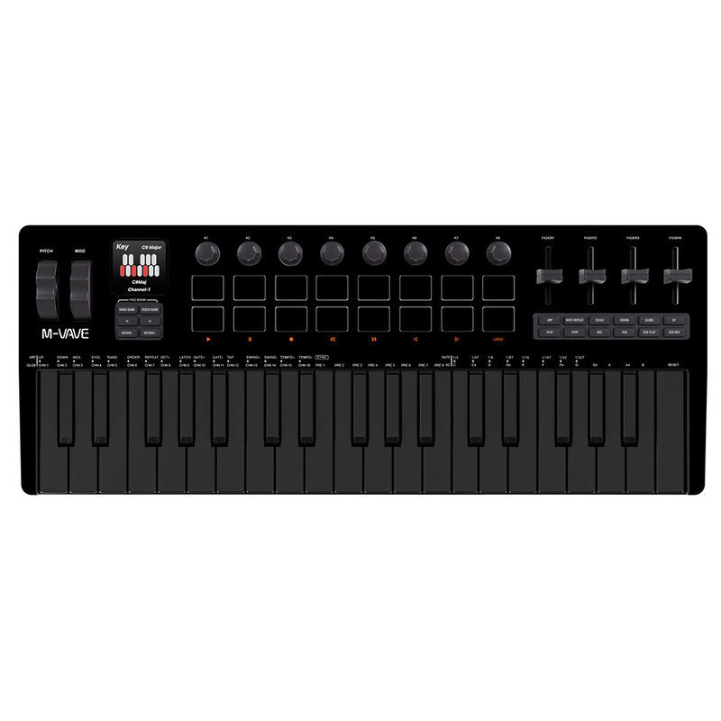 SMK-37プロ37キーボードシンセサイザーミディ音源付キーボードコントローラー携帯電音創作編曲|undefined