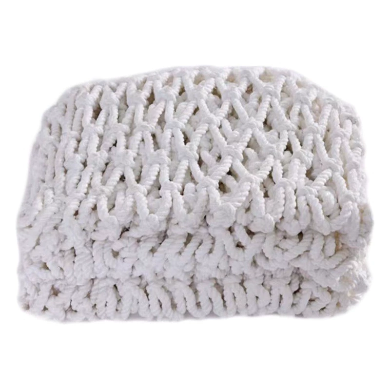 Безопасная плоская сетка, безопасность строительной площадки, защита от падения, высокая защита от падения, карманная сетка, белая сетка, огнестойкая защитная сетка