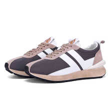 黑白撞色轻便运动鞋 复古设计 透气鞋面 潮流休闲鞋 (莆鞋）