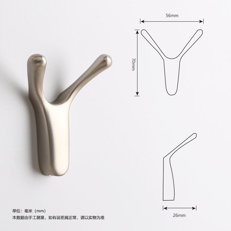 Ropa de armario gancho solo gancho de estilo europeo gancho de pasillo gancho de ropa colgante de pared gancho de pared-gancho de llave libre