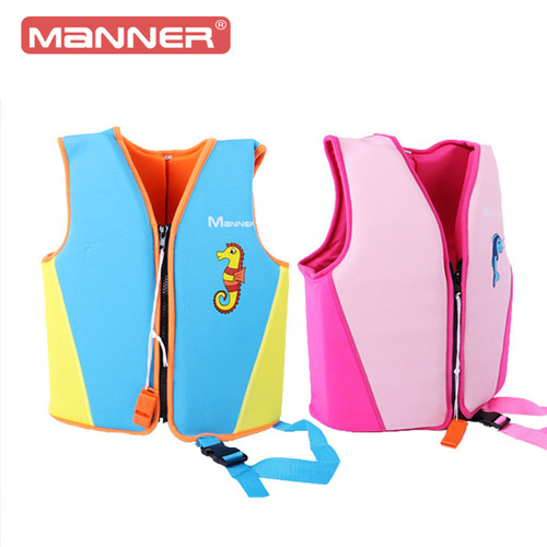 Manner Children's Swim Life Jacket High Buoyancy Vest Snorkeling Back Vest Professional Life Jacket Cross-border Wholesale