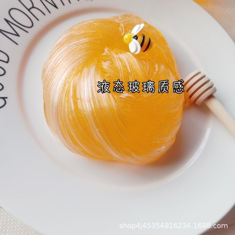 工場直販インターネット有名人蜂蜜発泡接着剤ジャムクリスタル泥スライムスナックバー子供の減圧おもちゃ卸売|undefined