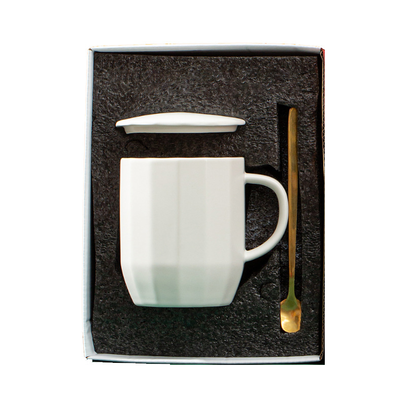 Simple Japanese-style Ceramic Water Mug Mug With Lid Coffee Mug Make Logo Gift Water Mug Wholesale Factory