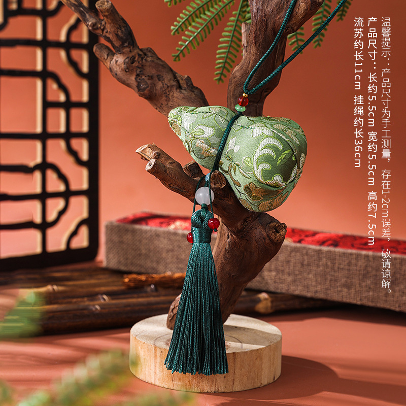 古风葫芦香囊刺绣挂件平安祈福挂件香包节日活动礼品车载挂香包|undefined