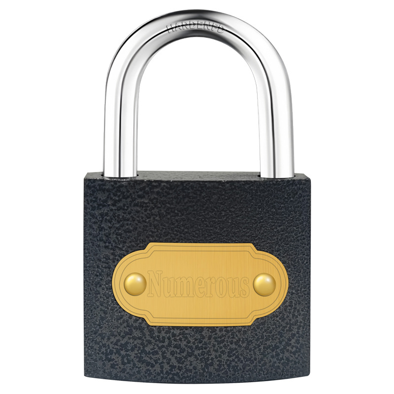 Candado original para seguridad de puertas, llave universal, cerradura impermeable y resistente al óxido de 50 mm, cerradura universal, cerradura pequeña, cerradura de apertura simple para puerta principal.