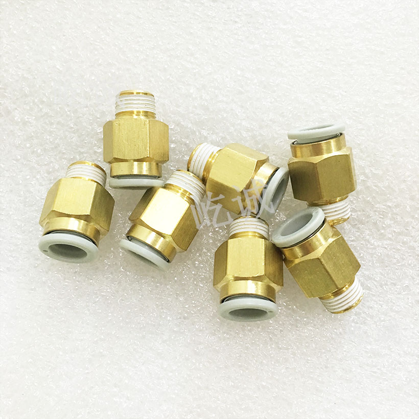 日本SMC快速气管接头KQ2H08-01AS公制接口 螺纹R1/8 全新 外径Φ8