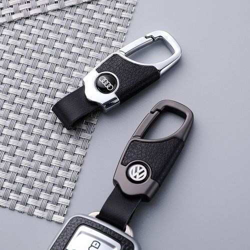 Genuine Car Keychain for Men, High-End Waist Pendant Suitable for Volkswagen, Honda, Buick, Personalized Engraved Lock Keychain