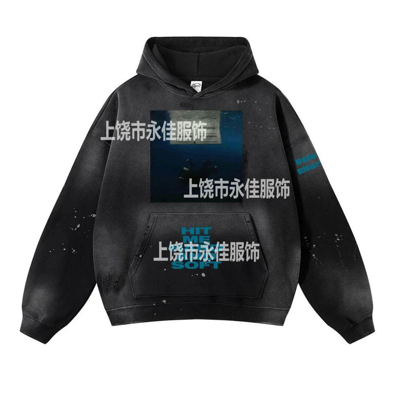 2025 High Street Kanye Thickened Hoodie Ins Design Trendy Cool Sweatshirt Unisex Versatile Fashion New Model 2025 High Street Kanye Thickened Hoodie Ins Design Trendy Cool Sweatshirt Unisex Versatile Fashion New Model