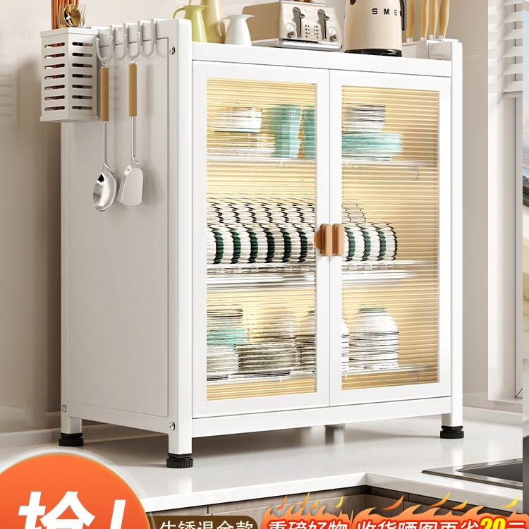 Estante de almacenamiento de platos de cocina caja de almacenamiento de encimera para platos y palillos domésticos estante de almacenamiento de artículos armario de drenaje multifuncional