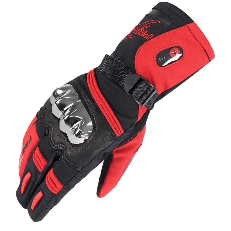 电热保暖防风防摔电动车摩托车山地自行车户外骑行运动手套防滑