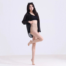 金蛋薄款大码天鹅绒女肉色连脚打底袜秋冬加绒美肤连裤袜一体