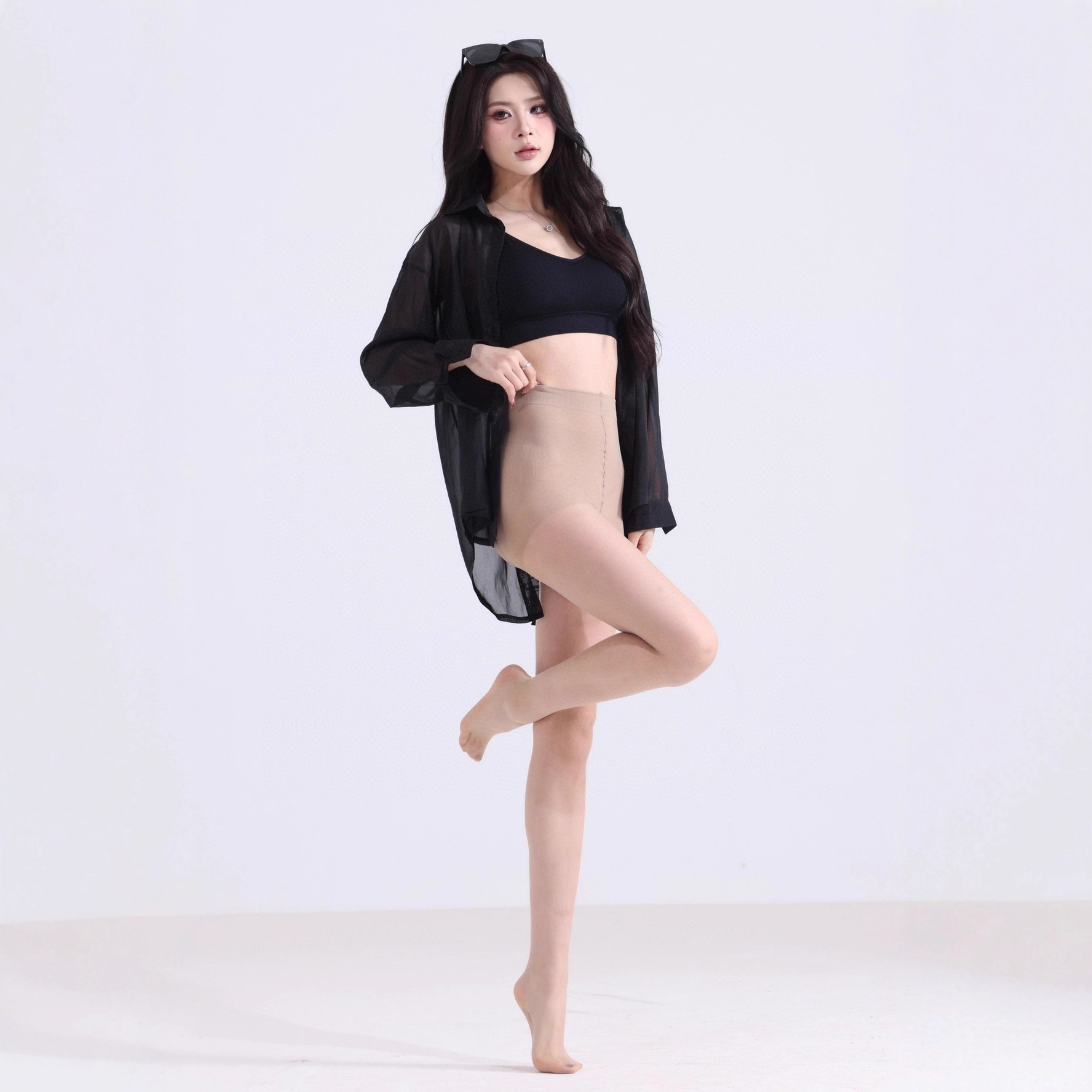 金蛋薄款大码天鹅绒女肉色连脚打底袜秋冬加绒美肤连裤袜一体