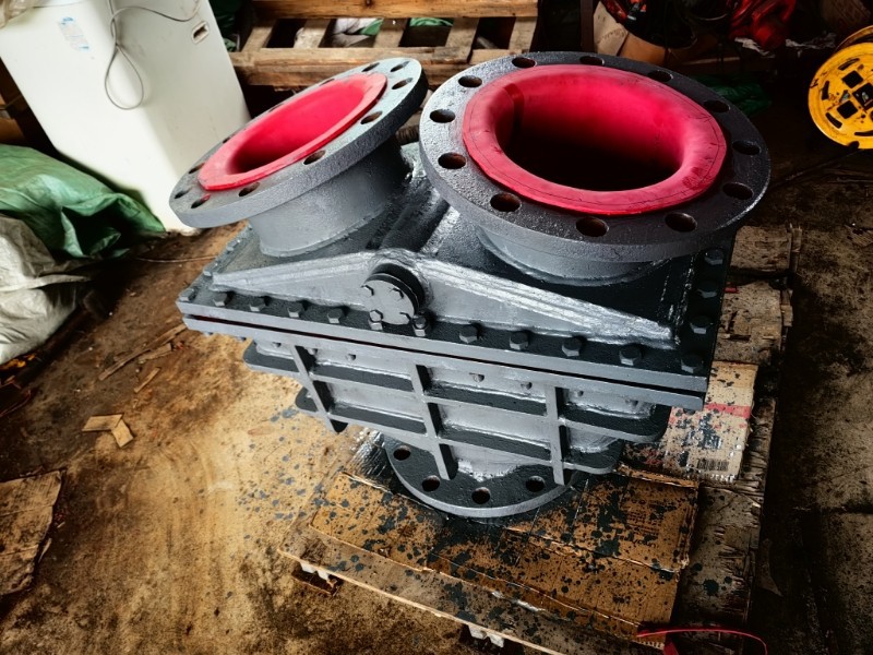 耐磨衬胶衬里三通换向阀/衬胶裤衩阀/可试用