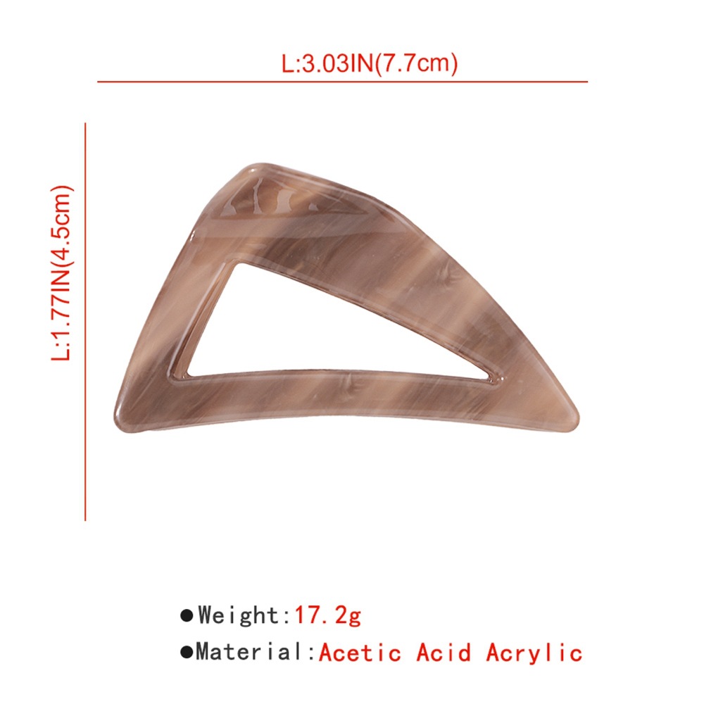 Women's Fashion Geometric Cellulose Acetate Sheet Headwear Hair Claws display picture 2