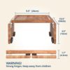 Sofa armrest table tray wooden foldable armrest table lazy sofa armrest snack table cross -border hot sale