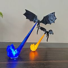新品Dragon Flame Book Nook龍炎書角本棚装飾置物