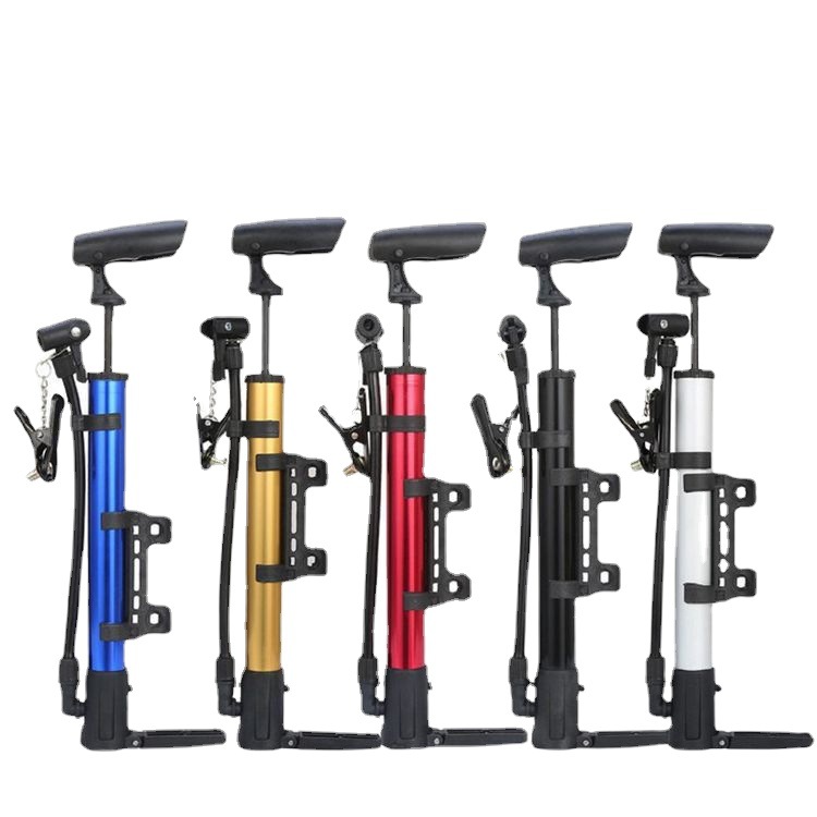 高圧マウンテンバイク五色携帯鋼製ミニ空気入れエアガン自転車用品部品