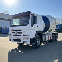 出口二手10轮豪沃搅拌车 大12方14方商混水泥运输搅拌罐 全新轮胎