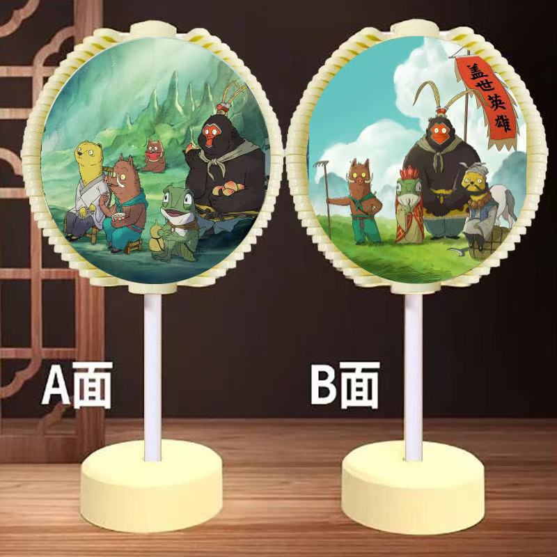 浪浪山转转乐双面旋转树斐波那契螺旋树摆件转转乐变脸各种小玩具|undefined