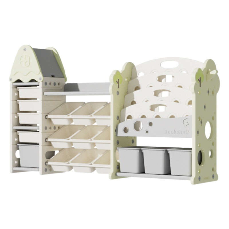 Estantería de gran capacidad Yayakids, estante de almacenamiento de pie, escritorio de almacenamiento, pequeño armario de almacenamiento de pared de varias capas para habitación infantil